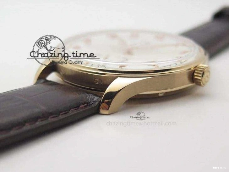 MIROTIME 0422 Compact Portuguese IW545409 RG ZF 1:1 Best Edition White Dial On Brown Leather Strap A 7336